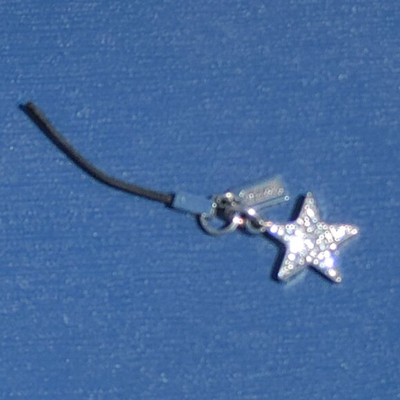 Coach Key Chain Bag Charm, Phone Attachment - Vintage - Twinkle Star - Picture 6 of 15